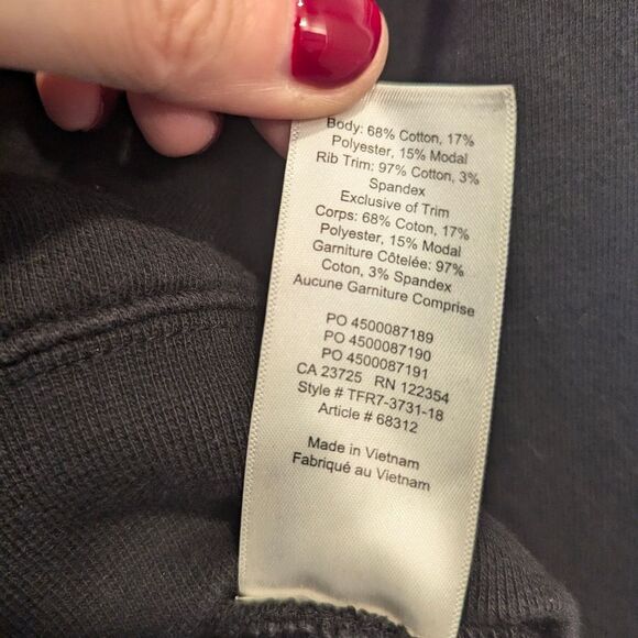 Aritzia Wilfred Free Williamson oversized Hoodie Black Sweatshirt size XXS cozy - Picture 8 of 10